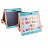 Medinė nešiojama dvipusė magnetinė piešimo lenta vaikams | Classic World CW53870